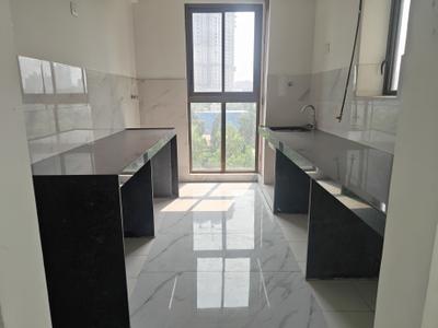 Kitchen Image of 800 Sq.ft 2 BHK Apartment / Flat for sale in Raymond Realty Ten X Habitat, Thane West Thane for Rs. 14000000