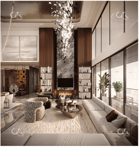 Living Room Image of 8434 Sq.ft 5 BHK Duplex for sale in Samanvay The Autograph, Lalarpura Jaipur for Rs. 68323500