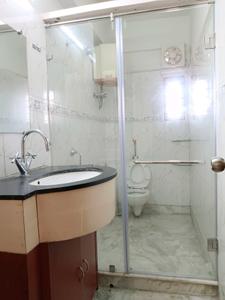 Common Bathroom Image of 1200 Sq.ft 2 BHK Apartment / Flat for rent in Kalighat Kolkata for Rs. 45000