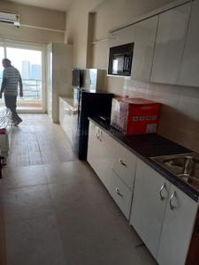 Kitchen Image of 435 Sq.ft 1 RK Apartment / Flat for rent in Paramount Pine And Oak Studio, Surajpur Greater Noida for Rs. 15250