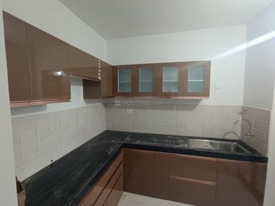 Kitchen Image of 1100 Sq.ft 2 BHK Apartment / Flat for rent in Shapoorji Pallonji Joyville Sensorium, Maan Pune for Rs. 35000
