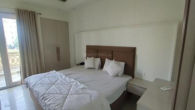 Bedroom Image of 1500 Sq.ft 1 BHK Builder Floor for rent in Sector 46 Gurgaon for Rs. 40000