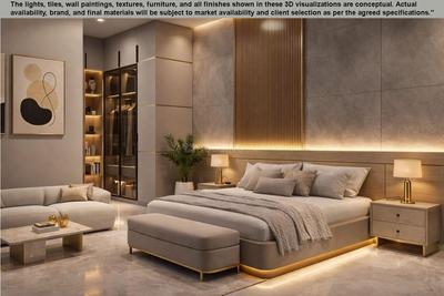 Bedroom Image of 2500 Sq.ft 3 BHK Independent House for sale in Cheroor Thrissur for Rs. 19500000