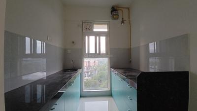 Kitchen Image of 620 Sq.ft 1 BHK Apartment / Flat for rent in Ashar Arize, Kalwa Thane for Rs. 26000