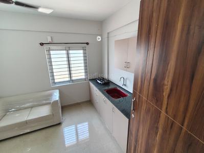 Kitchen Image of 550 Sq.ft 1 BHK Independent House for rent in Marathahalli Bengaluru for Rs. 21000