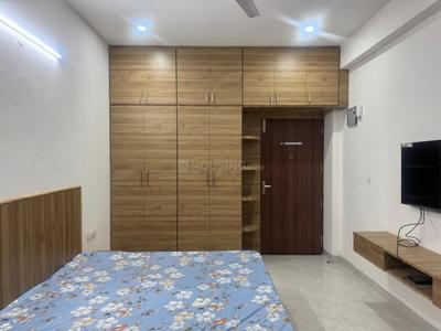 Bedroom Image of 450 Sq.ft 1 RK Apartment / Flat for rent in Jagatpura Jaipur for Rs. 16000