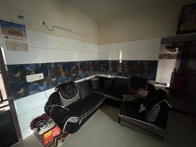 Living Room Image of 620 Sq.ft 1 BHK Apartment / Flat for rent in Ghodasar Ahmedabad for Rs. 12000