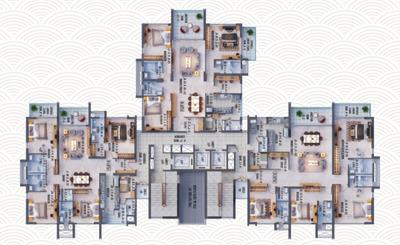 Image of 2000 Sq.ft 3.5 BHK Apartment / Flat for sale in East Kolkata Township, Kolkata for Rs. 39000000
