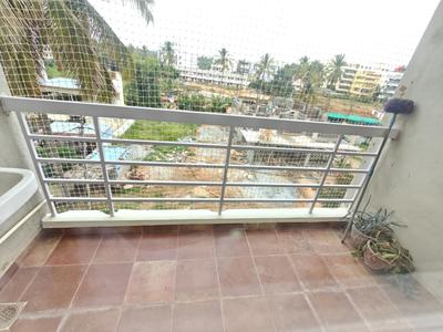 Balcony Image of 1200 Sq.ft 2 BHK Apartment / Flat for rent in Whitefield Bengaluru for Rs. 37000