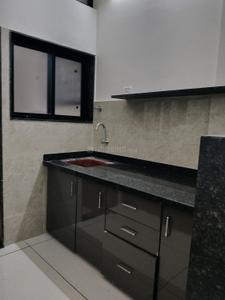 Kitchen Image of 1000 Sq.ft 1 BHK Builder Floor for rent in Mahalakshmi Nagar Indore for Rs. 13000