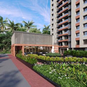 Image of 1222 Sq.ft 2 BHK Apartment / Flat for sale in Prayosha Jewel, Dindoli, Surat for Rs. 3900000