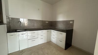Kitchen Image of 1200 Sq.ft 3 BHK Apartment / Flat for rent in Runal Spacio, Ravet Pune for Rs. 29000