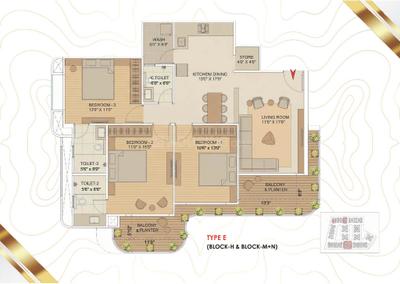 Image of 1168 Sq.ft 3 BHK Apartment / Flat for sale in Satellite, Ahmedabad for Rs. 16592000