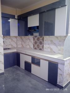 Kitchen Image of 650 Sq.ft 1 BHK Builder Floor for rent in Nawada New Delhi for Rs. 10000