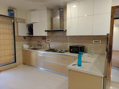 Kitchen Image of 1255 Sq.ft 3 BHK Apartment / Flat for rent in Nirvana Zen, Viman Nagar Pune for Rs. 85500