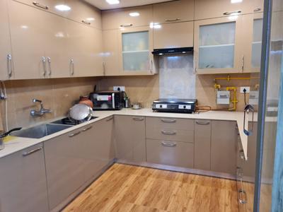Kitchen Image of 1800 Sq.ft 3 BHK Apartment / Flat for sale in The Bharti CGHS, Sector 21C Faridabad for Rs. 17000000