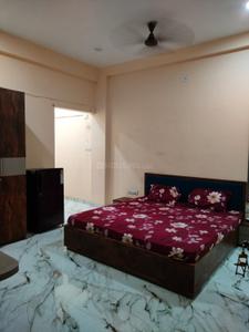 Bedroom Image of 1000 Sq.ft 1 RK Builder Floor for rent in Mahalakshmi Nagar Indore for Rs. 14000