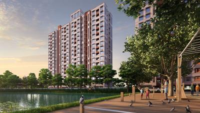 Image of 850 Sq.ft 2 BHK Apartment / Flat for sale in Urban Lakes Phase I, Konnagar, Hooghly for Rs. 3000000