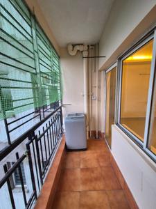 Balcony Image of 1220 Sq.ft 3 BHK Apartment / Flat for rent in South City Garden, Behala Kolkata for Rs. 38000