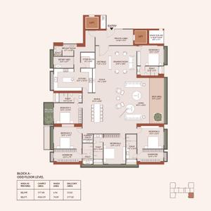 Image of 7300 Sq.ft 5 BHK Apartment / Flat for sale in Ikebana, Bodakdev, Ahmedabad for Rs. 62050000