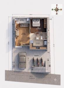 Image of 2200 Sq.ft 4 BHK Duplex for sale in Horamavu, Bengaluru for Rs. 19800000