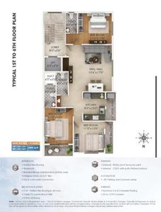 Image of 1600 Sq.ft 3 BHK Apartment / Flat for sale in Jaiprakash Nagar, Nagpur for Rs. 8500000