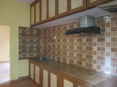 Kitchen Image of 700 Sq.ft 1 BHK Independent House for rent in Sanjaynagar Bengaluru for Rs. 23000