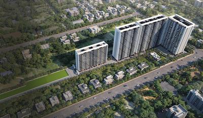 Image of 895 Sq.ft 2 BHK Apartment / Flat for sale in Sankla East World, Shewalewadi, Pune for Rs. 8500000