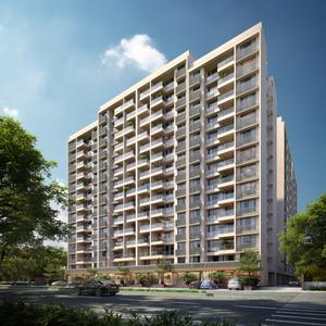 Building Image of 1377 Sq.ft 2 BHK Apartment / Flat for sale in The Green Parmeshwar, Jagatpur Ahmedabad for Rs. 7000000
