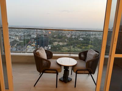 Balcony Image of 1752 Sq.ft 2 BHK Apartment / Flat for rent in DLF One Midtown, Karampura New Delhi for Rs. 72000