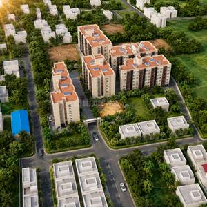 Image of 930 Sq.ft 2 BHK Apartment / Flat for sale in Isha Uni5, Nedumgundram, Chennai for Rs. 6400000