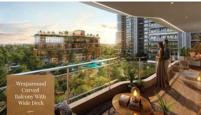 Balcony Image of 1825 Sq.ft 3 BHK Apartment / Flat for sale in Eldeco 7 Peaks Residences, Omicron 1A Greater Noida for Rs. 36000000