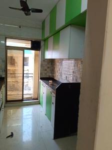 Kitchen Image of 1100 Sq.ft 2 BHK Apartment / Flat for rent in Swaraj Kingston, Ulwe Navi Mumbai for Rs. 40000