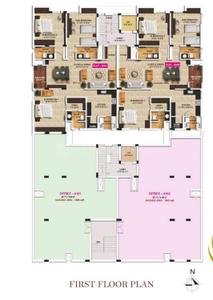 Image of 1864 Sq.ft 3 BHK Apartment / Flat for sale in Kilpauk, Chennai for Rs. 39000000