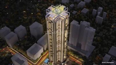 Image of 850 Sq.ft 2 BHK Apartment / Flat for sale in A And O F Residences, Malad East, Mumbai for Rs. 21500000