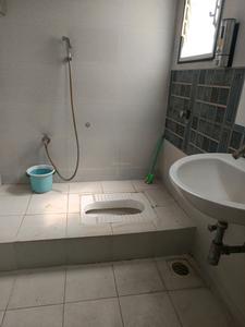 Common Bathroom Image of 830 Sq.ft 2 BHK Apartment / Flat for rent in Sancheti Belcastel, Mundhwa Pune for Rs. 35000