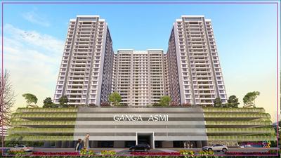 Image of 1100 Sq.ft 2 BHK Apartment / Flat for sale in Ganga Asmi, Wakad, Pune for Rs. 8500000