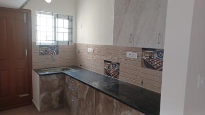 Kitchen Image of 1200 Sq.ft 2 BHK Builder Floor for rent in Murugeshpalya Bengaluru for Rs. 38000