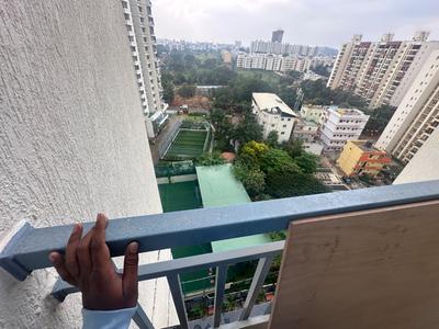 Balcony Image of 900 Sq.ft 1 BHK Apartment / Flat for rent in Electronic City Bengaluru for Rs. 30000