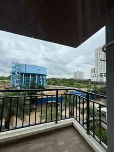 Balcony Image of 1700 Sq.ft 3 BHK Apartment / Flat for rent in Crown Whistling Woods, Manchirevula Hyderabad for Rs. 55000