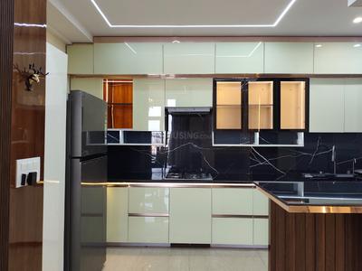 Kitchen Image of 1500 Sq.ft 3 BHK Apartment / Flat for rent in Omaxe The Palace, Gomti Nagar Lucknow for Rs. 55000