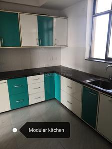 Kitchen Image of 1250 Sq.ft 3 BHK Apartment / Flat for rent in Unitech Uniworld Gardens 2, Sector 47 Gurgaon for Rs. 43500