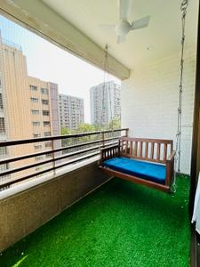 Balcony Image of 2220 Sq.ft 3 BHK Apartment / Flat for sale in Iscon Ambli Road Ahmedabad for Rs. 24900000