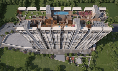 Image of 990 Sq.ft 2 BHK Apartment / Flat for sale in Meriton Heights, Mamurdi, Pune for Rs. 6400000