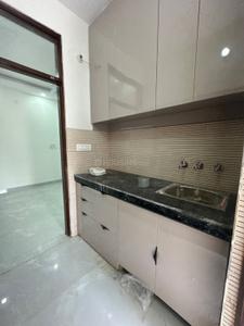 Kitchen Image of 569 Sq.ft 1 BHK Builder Floor for rent in Patel Nagar New Delhi for Rs. 18000