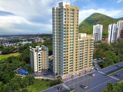 Image of 850 Sq.ft 2 BHK Apartment / Flat for sale in Virat Groups Virat Green Avenue, Shilphata, Thane for Rs. 7200000