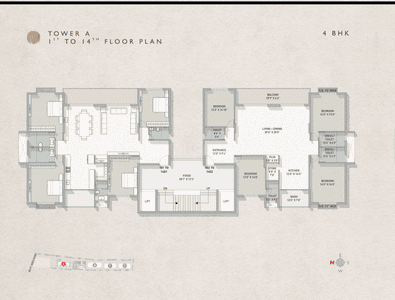 Image of 2500 Sq.ft 4 BHK Apartment / Flat for sale in Abrama Village, Valsad for Rs. 13000000