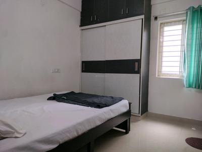 Bedroom Image of 550 Sq.ft 1 BHK Builder Floor for rent in Whitefield Bengaluru for Rs. 21000