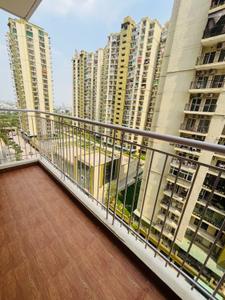 Balcony Image of 1020 Sq.ft 3 BHK Apartment / Flat for rent in Trident Embassy Reso, Noida Extension Greater Noida for Rs. 28000