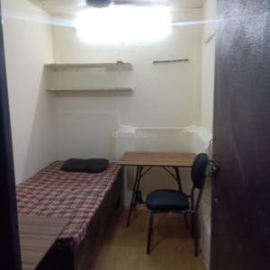 Bedroom Image of 250 Sq.ft 1 RK Builder Floor for rent in Mukherjee Nagar New Delhi for Rs. 6500